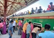 রাজধানীমুখী উত্তরাঞ্চল ট্রেনযাত্রীদের চরম ভোগান্তি  