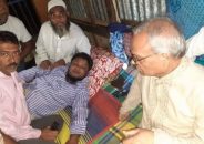 গুরুতর আহত শতাধিক নেতাকর্মীকে দেখতে ও খোঁজ-খবর নিতে তাদের বাড়িতে,রিজভী