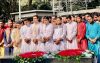 বঙ্গবন্ধুর প্রতিকৃতিতে পুষ্পার্ঘ্য অর্পণের মাধ্যমে শ্রদ্ধা জানিয়েছেন ছাত্রলীগ