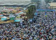 তুরাগতীরে ইজতেমায় জুমার নামাজে লাখো মুসল্লি