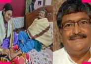 বিধায়কের পা টিপে আলোচনায় তৃণমূল নেত্রী