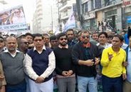 নয়াপল্টনে বিএনপির গণ অবস্থান ঘিরে পুরো এলাকা জুড়ে ছিল মিছিল