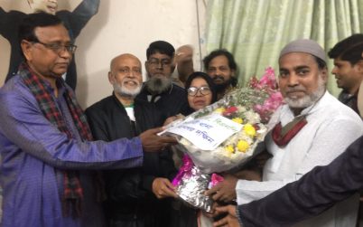সদ্য কারামুক্ত বিএনপি নেতা আব্দুস সালামকে নেতাকর্মীদের অভিনন্দন 