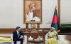প্রধানমন্ত্রীর সঙ্গে মার্কিন পররাষ্ট্র দপ্তরের কাউন্সিলর ডেরেক এইচ শোলের সাক্ষাৎ