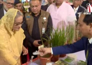 গাজীপুরের ধান গবেষণা ইনস্টিটিউটে পৌঁছেছেন প্রধানমন্ত্রী