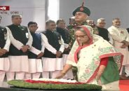 স্বাধীনতা দিবস উপলক্ষে বঙ্গবন্ধুর প্রতিকৃতিতে প্রধানমন্ত্রীর শ্রদ্ধা