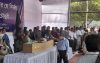 শহীদ মিনারে ডা. জাফরুল্লাহ চৌধুরীকে শ্রদ্ধা জানাচ্ছেন সর্বস্তরের মানুষ