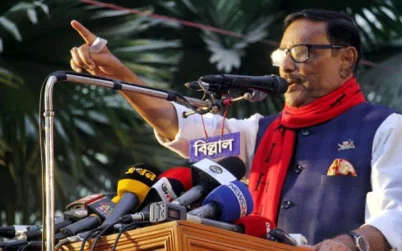 বিএনপি যে আগুন নিয়ে খেলছে, সেই আগুনেই ঝলসে যাবে : কাদের