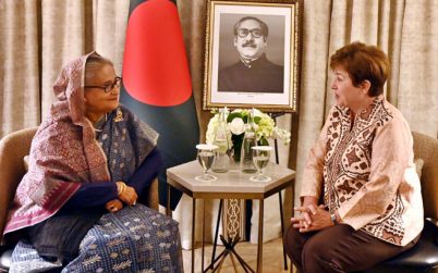 বাংলাদেশের অভূতপূর্ব অগ্রগতির প্রশংসা আইএমএফপ্রধানের : প্রধানমন্ত্রী