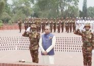 জাতীয় স্মৃতিসৌধে বীর শহীদদের প্রতি নতুন রাষ্ট্রপতির শ্রদ্ধা