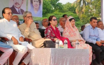 দাবি একটাই শেখ হাসিনার পদত্যাগ, লালমনিরহাটে মির্জা ফখরুল