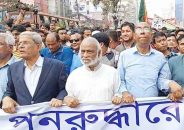 রাজধানীতে বিএনপির পদযাত্রা বিকেলে