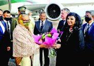 লন্ডনে পৌঁছেছেন প্রধানমন্ত্রী শেখ হাসিনা