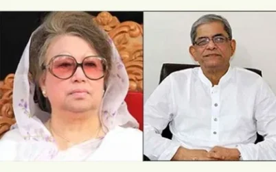 খালেদা জিয়ার সঙ্গে মির্জা ফখরুলের সাক্ষাৎ
