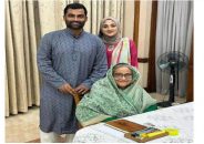 তামিমকে বকা দিয়ে স্ত্রীকে ফোন নম্বর দিলেন প্রধানমন্ত্রী
