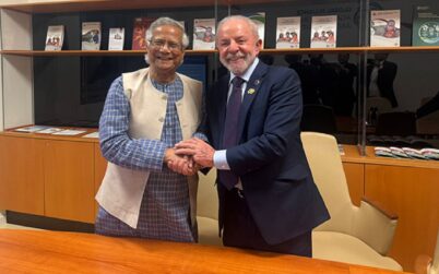 রোমে ব্রাজিলের প্রেসিডেন্টের সঙ্গে প্রধান উপদেষ্টার বৈঠক